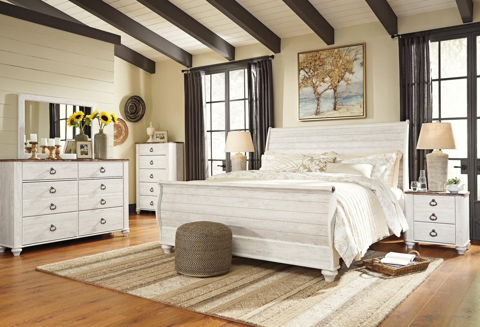 Willowton King Sleigh Bed