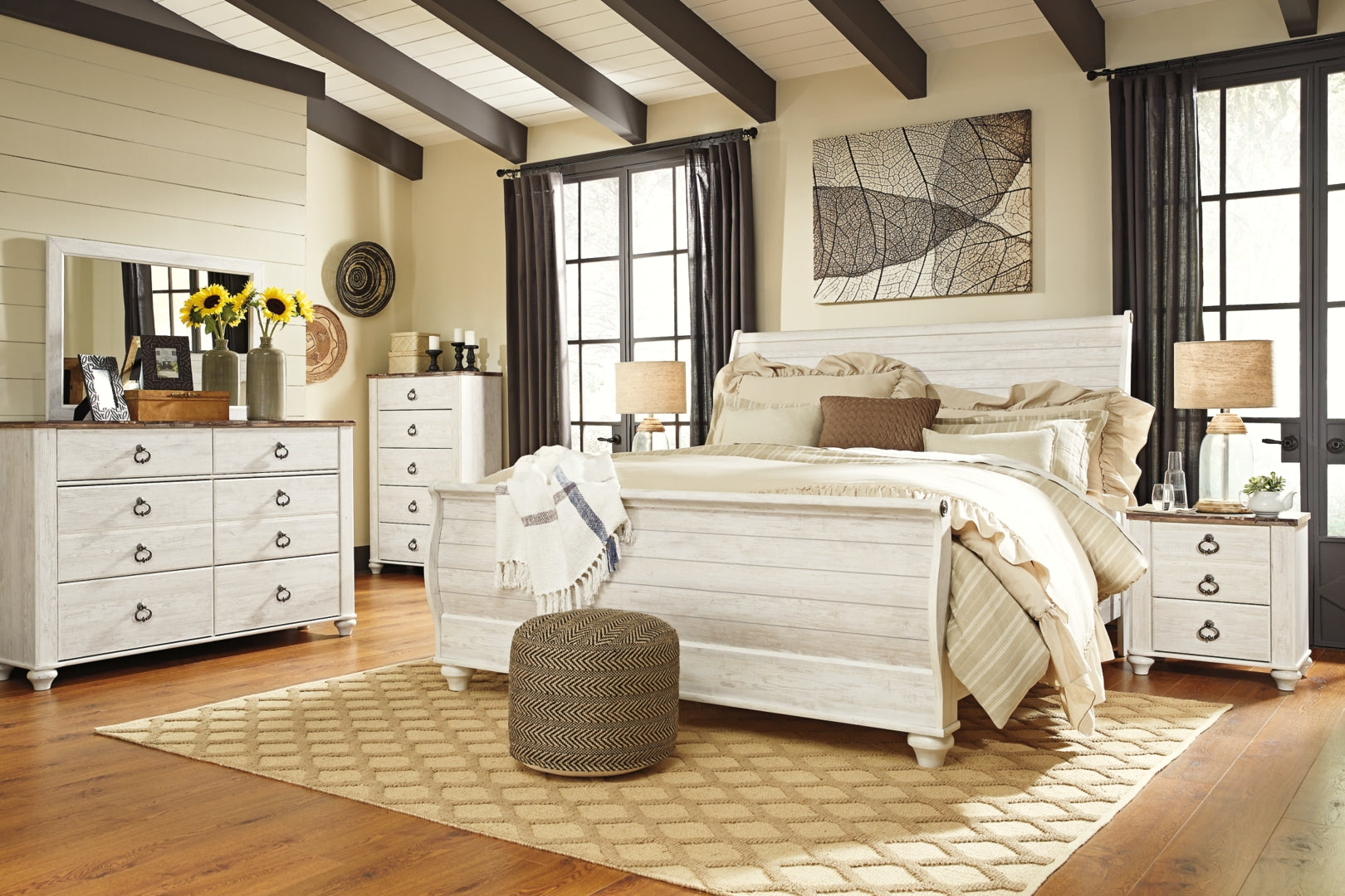 Willowton King Sleigh Bed