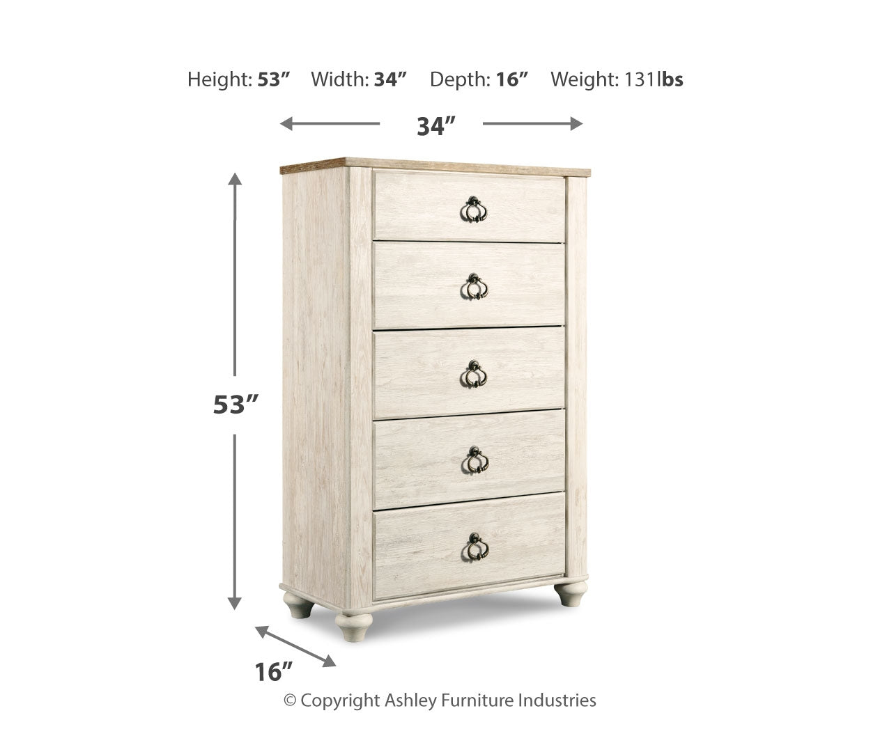 Willowton Chest of Drawers