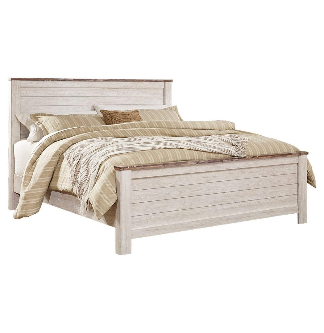 Willowton King Panel Bed with Dresser