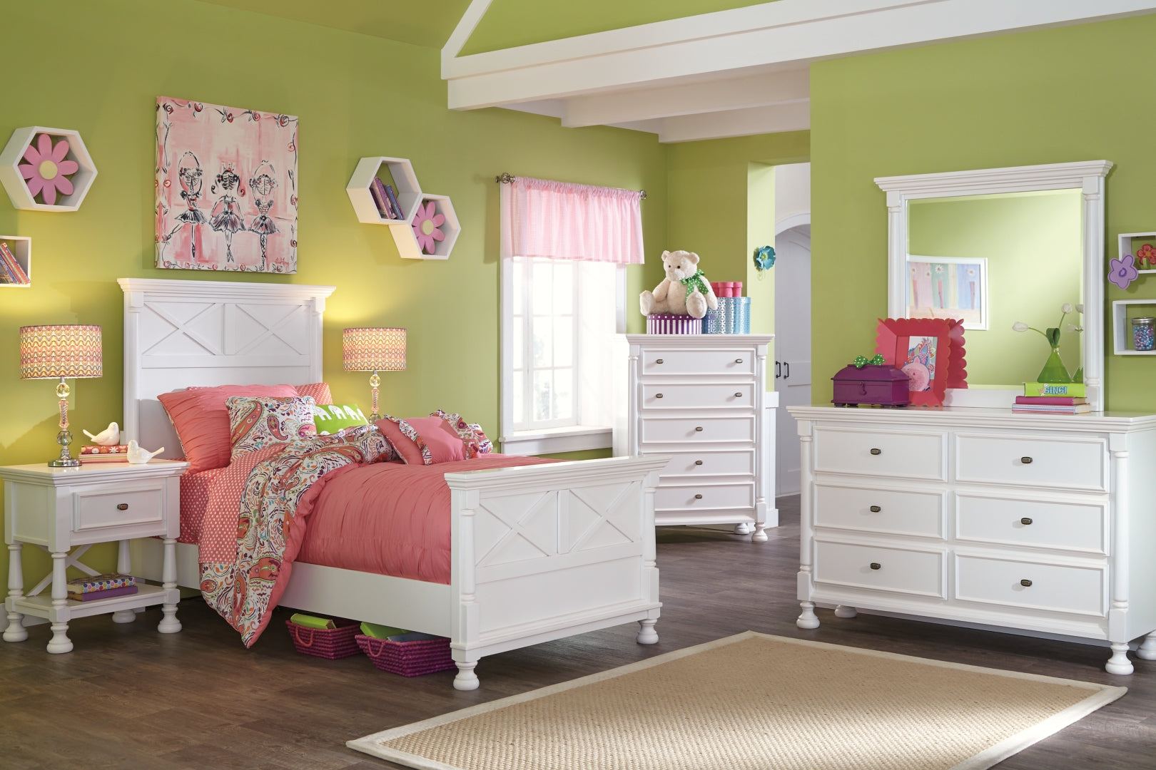 Kaslyn Twin Panel Bed