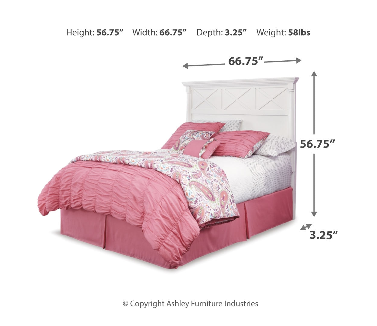 Kaslyn Queen Panel Headboard Bed with Mirrored Dresser, Chest and Nightstand