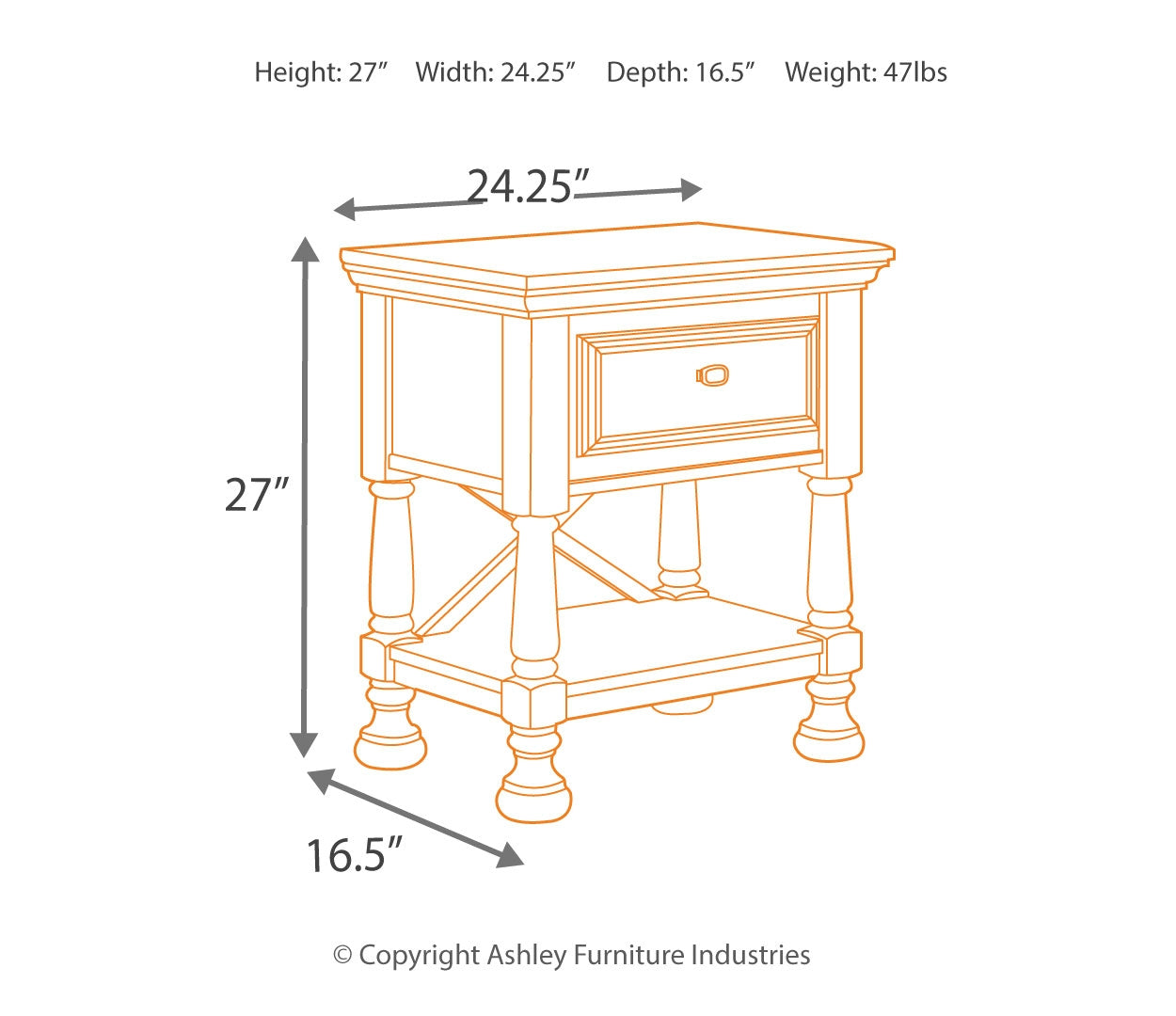 Kaslyn Nightstand