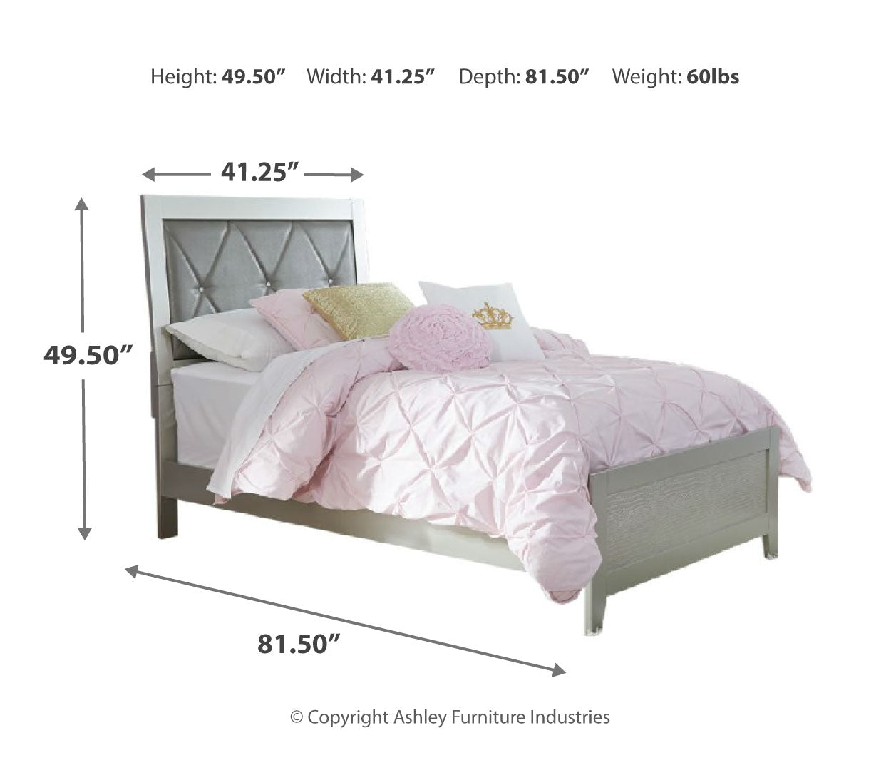 Olivet Twin Panel Bed