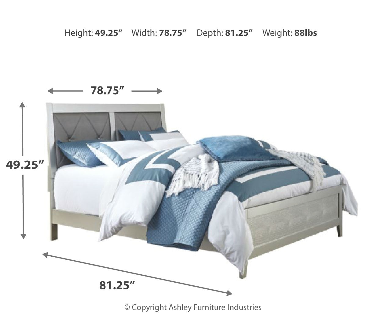 Olivet King Panel Bed