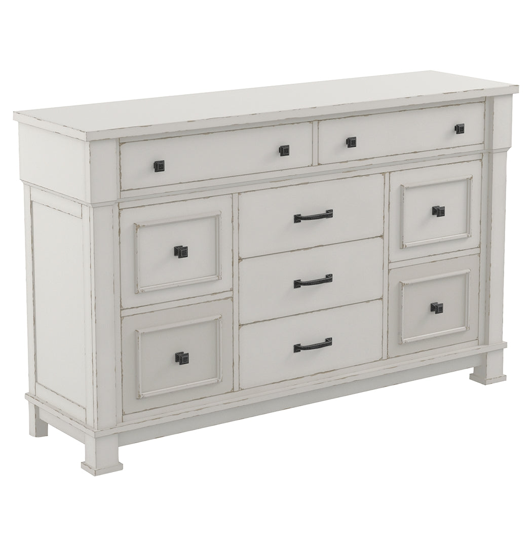 Jennily King Panel Bed with Dresser