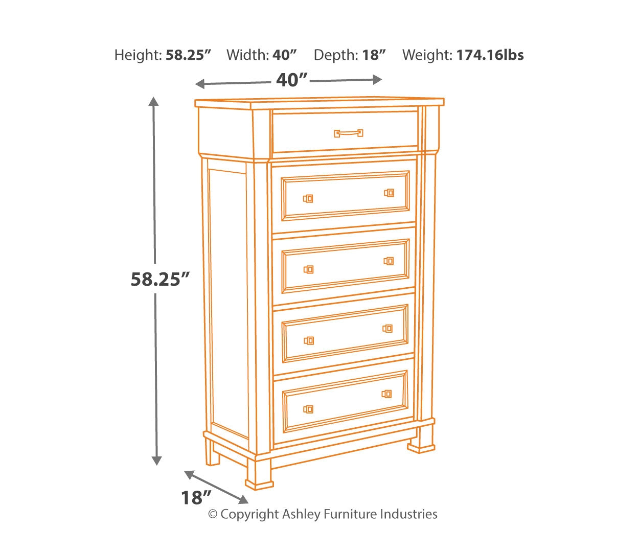 Jennily Chest of Drawers