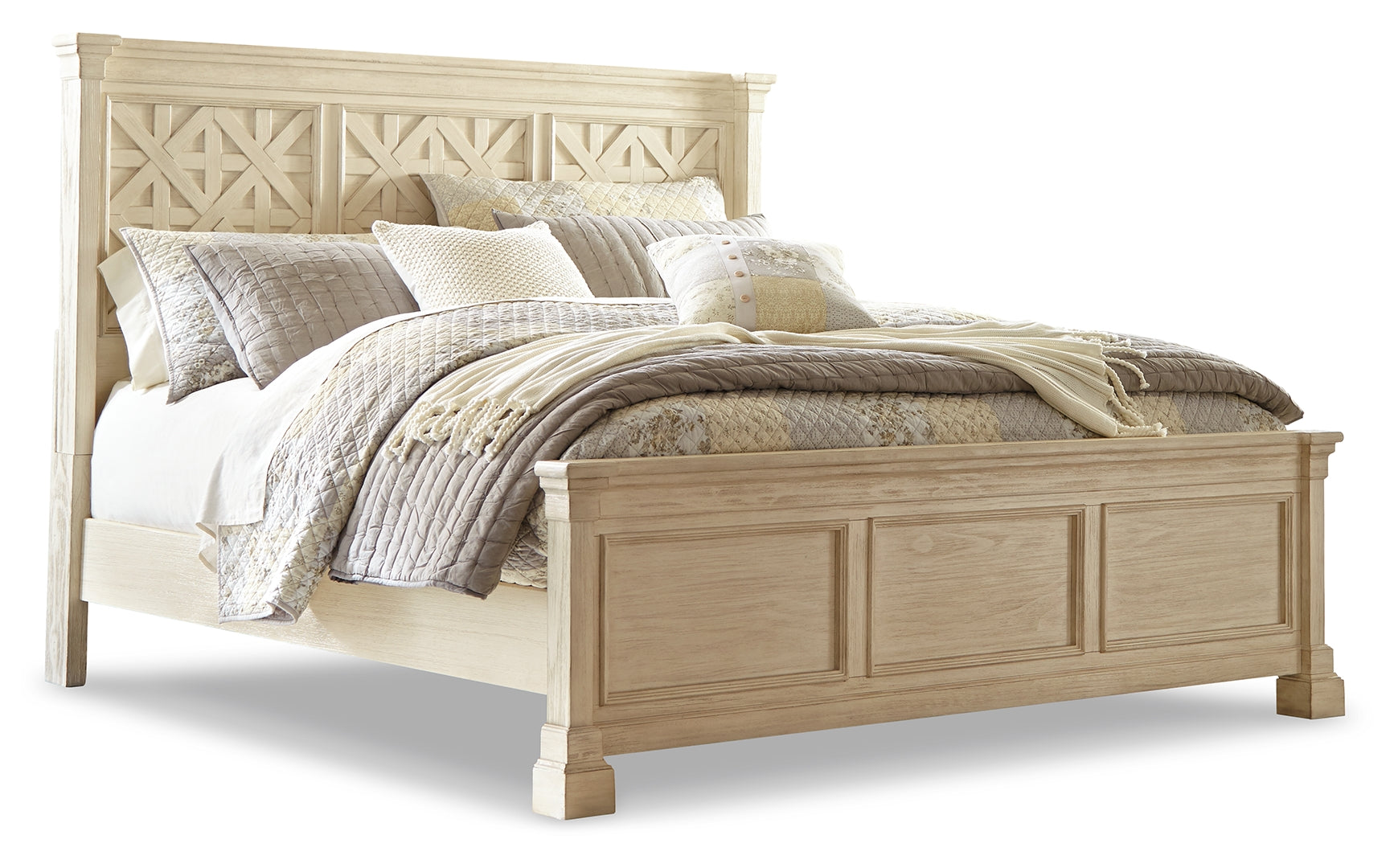 Bolanburg King Panel Bed with Dresser