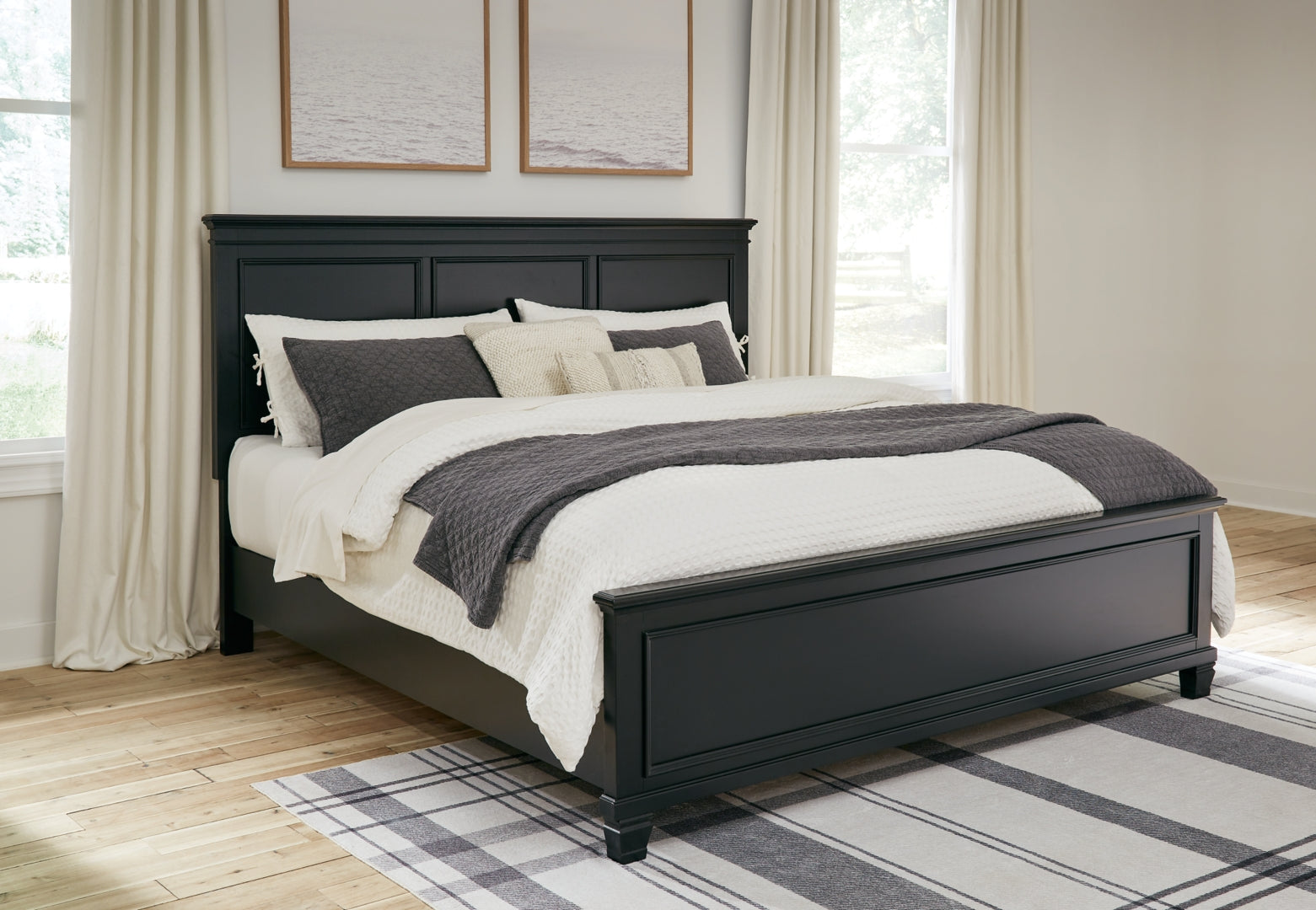 Lanolee King Panel Bed