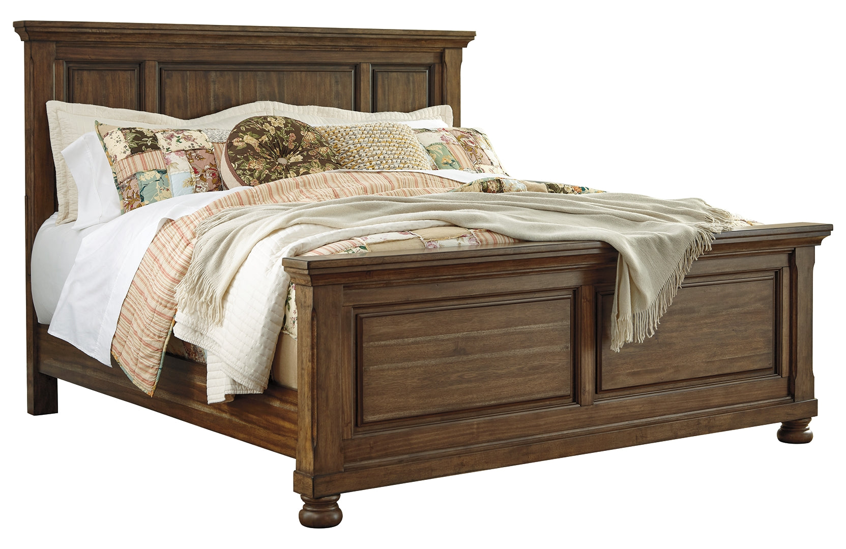 Flynnter King Panel Bed with Dresser