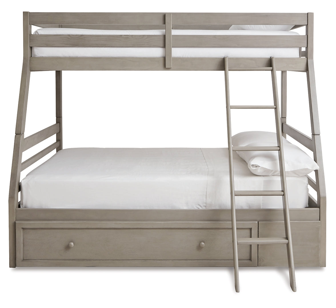 Lettner Twin over Full Bunk Bed with 1 Large Storage Drawer