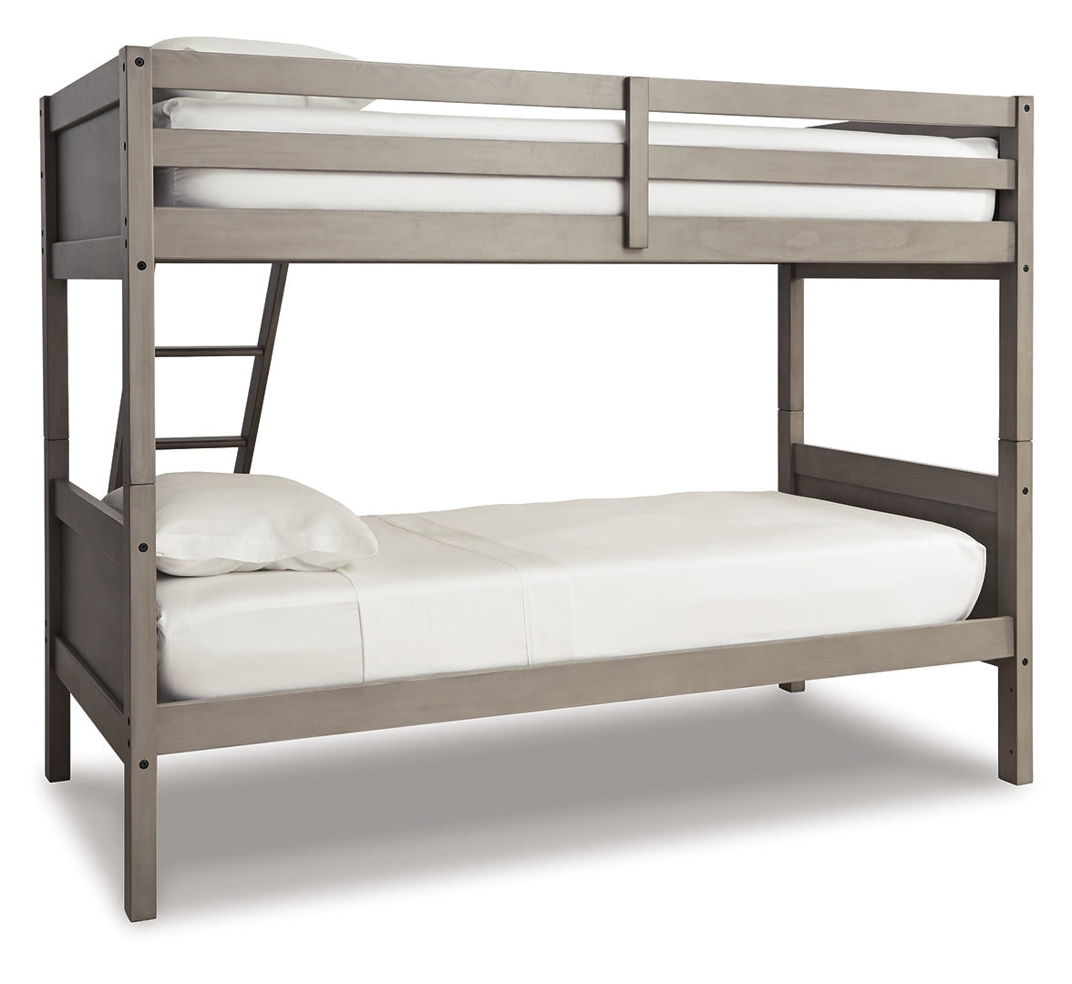 Lettner Twin/Twin Bunk Bed with Ladder