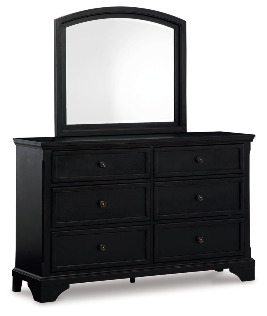 Chylanta Dresser and Mirror