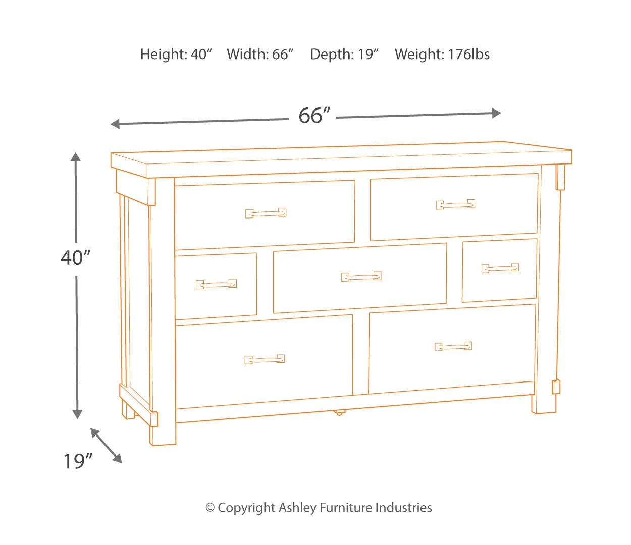 Brashland Dresser