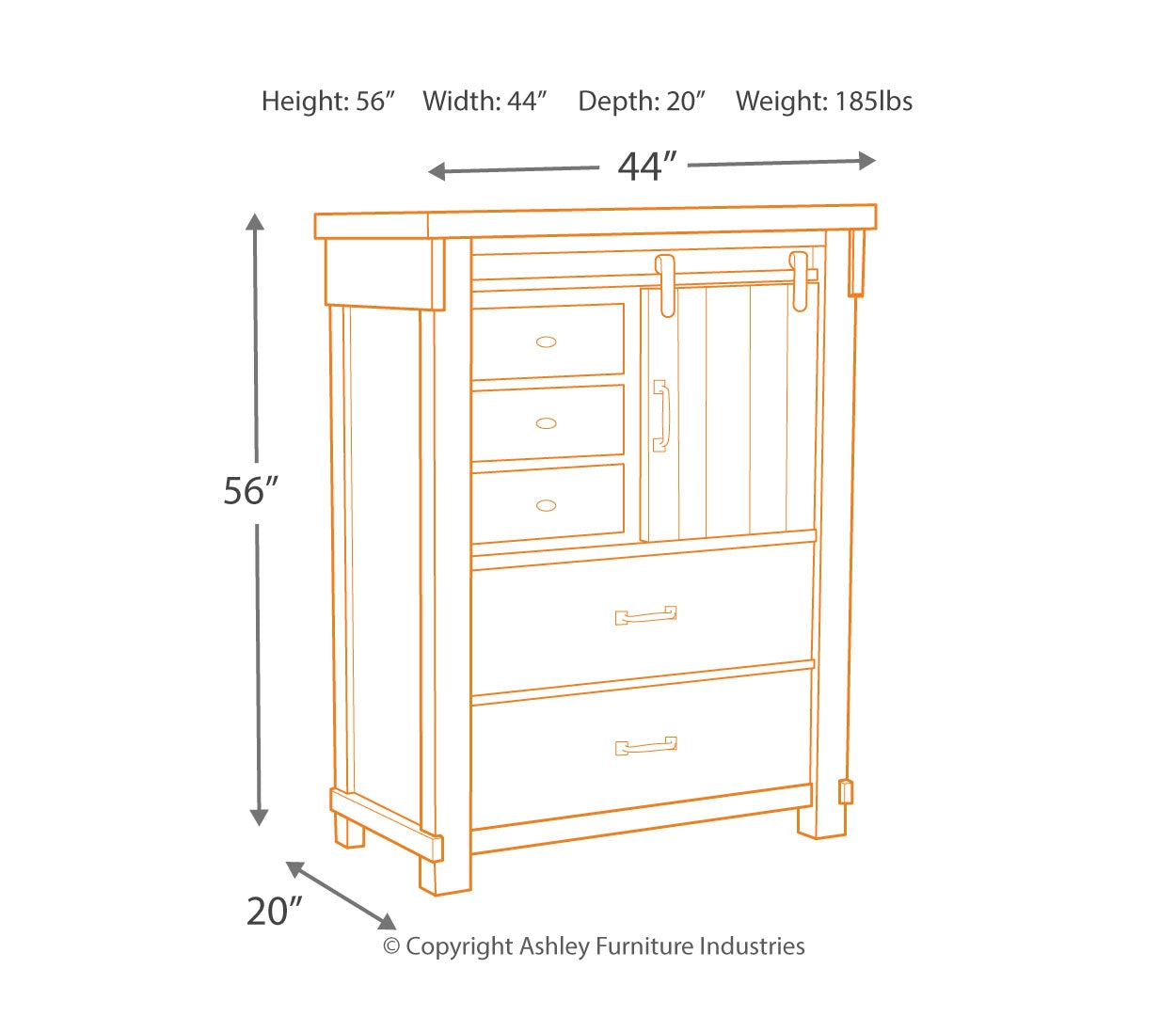 Brashland Chest of Drawers