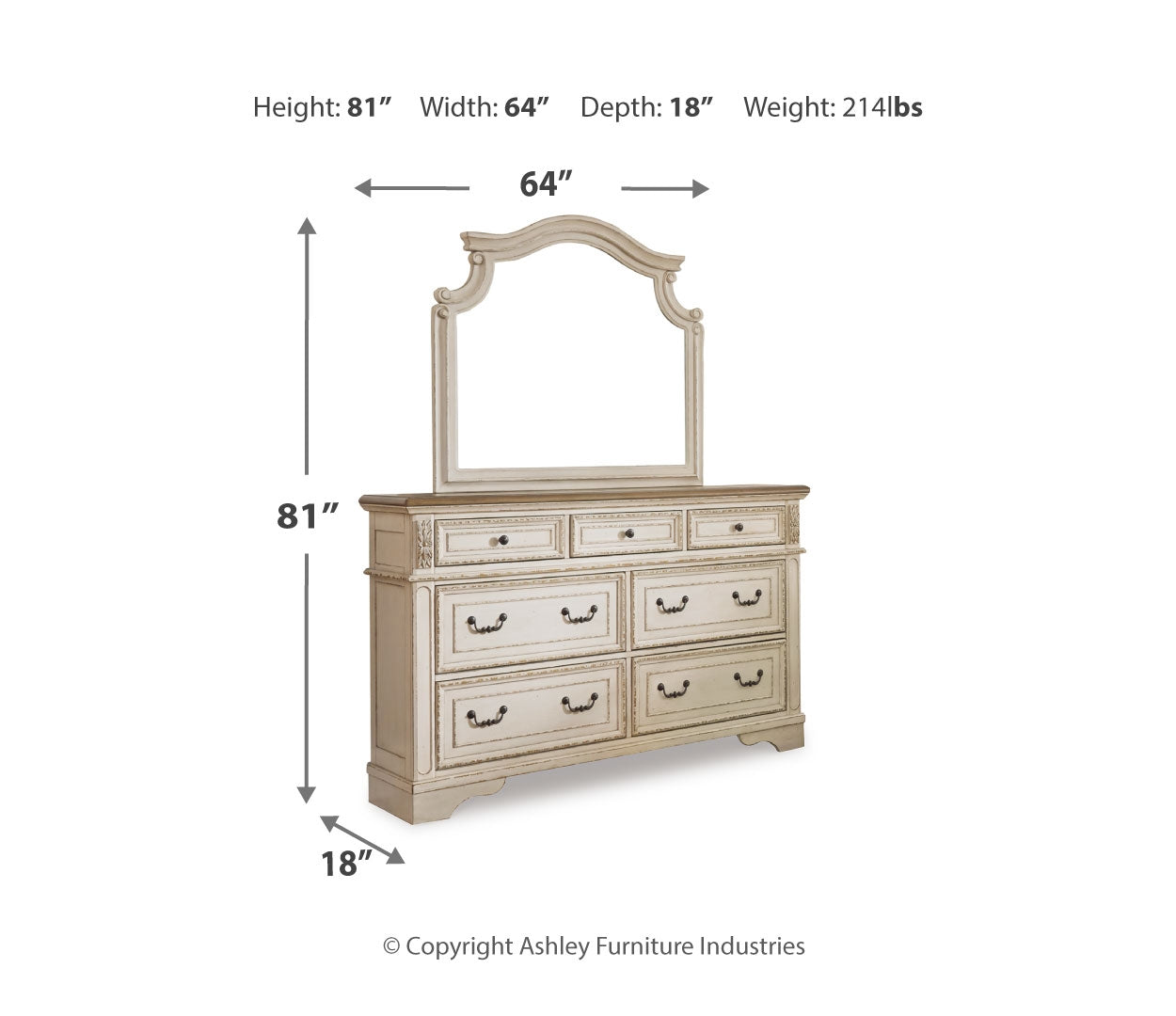 Realyn Dresser and Mirror