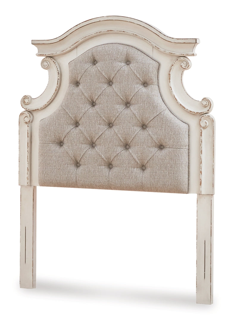 Realyn Twin Upholstered Panel Headboard