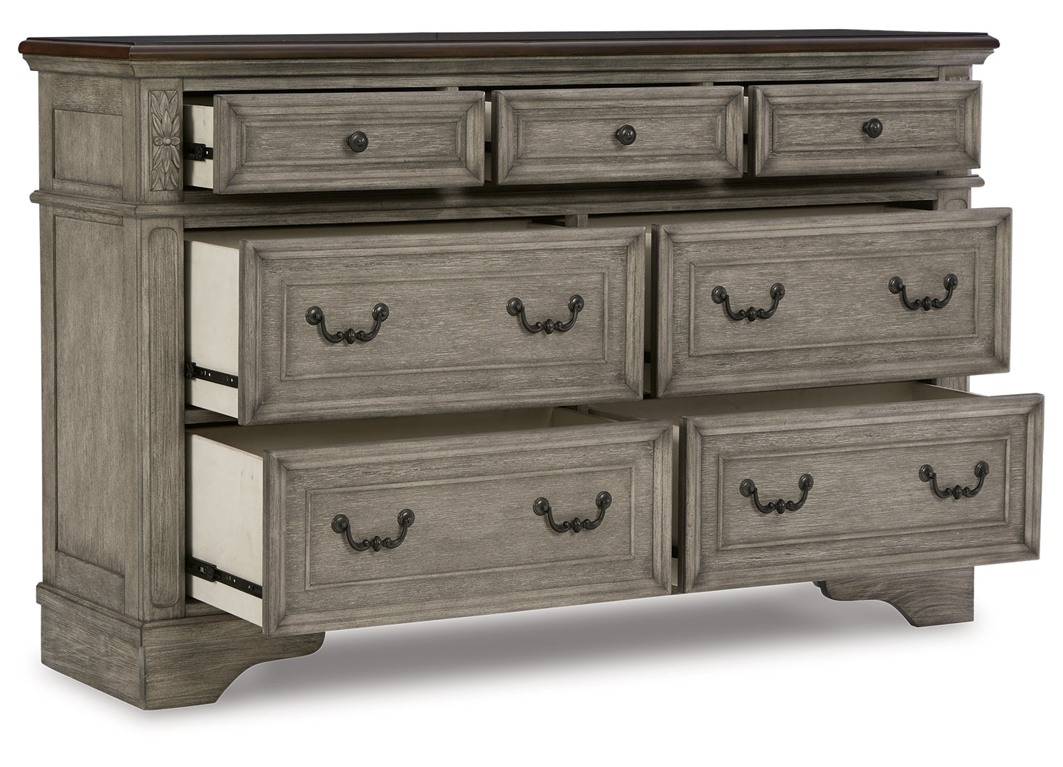 Lodenbay California King Panel Bed with Dresser