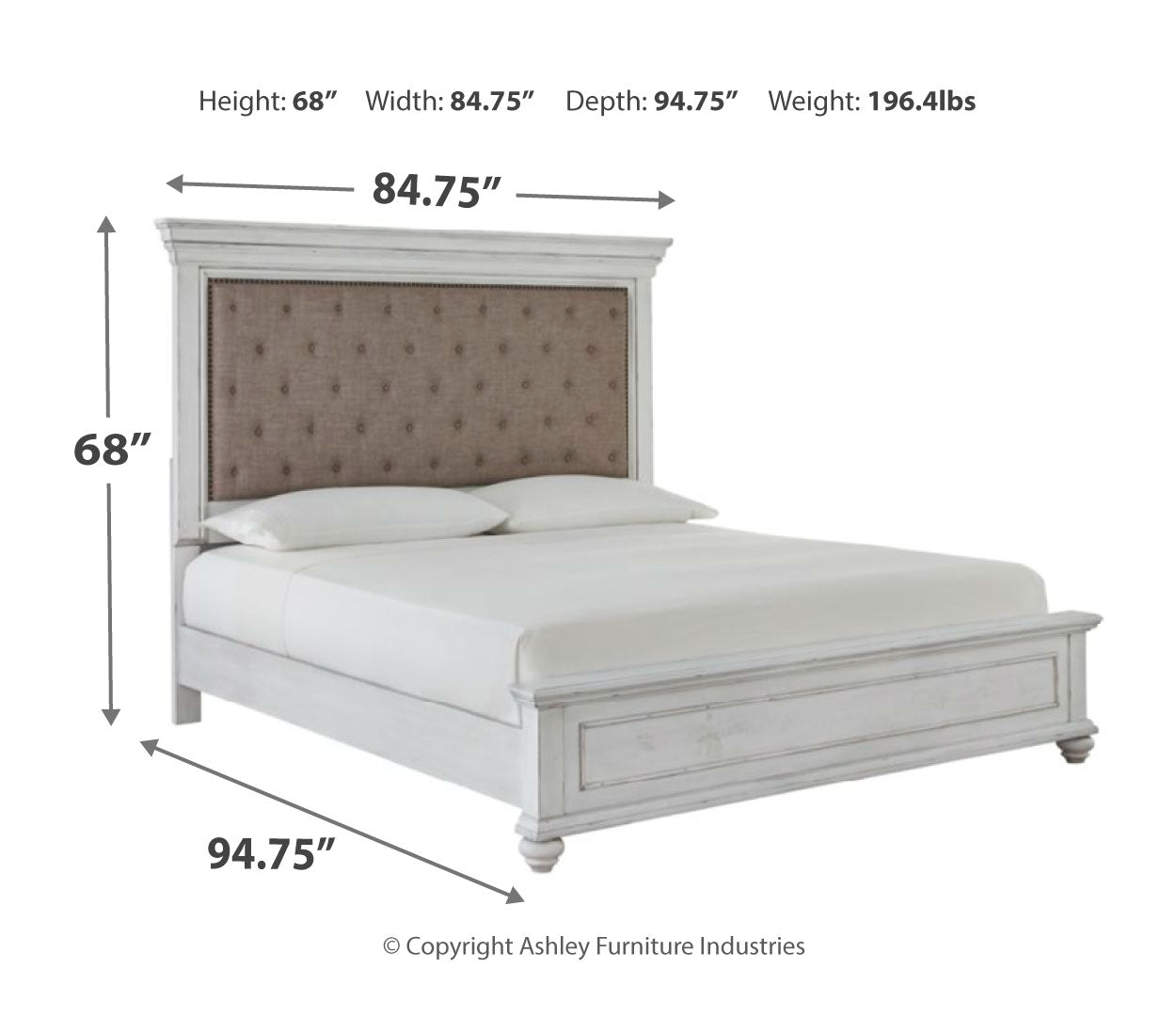 Kanwyn California King Panel Bed