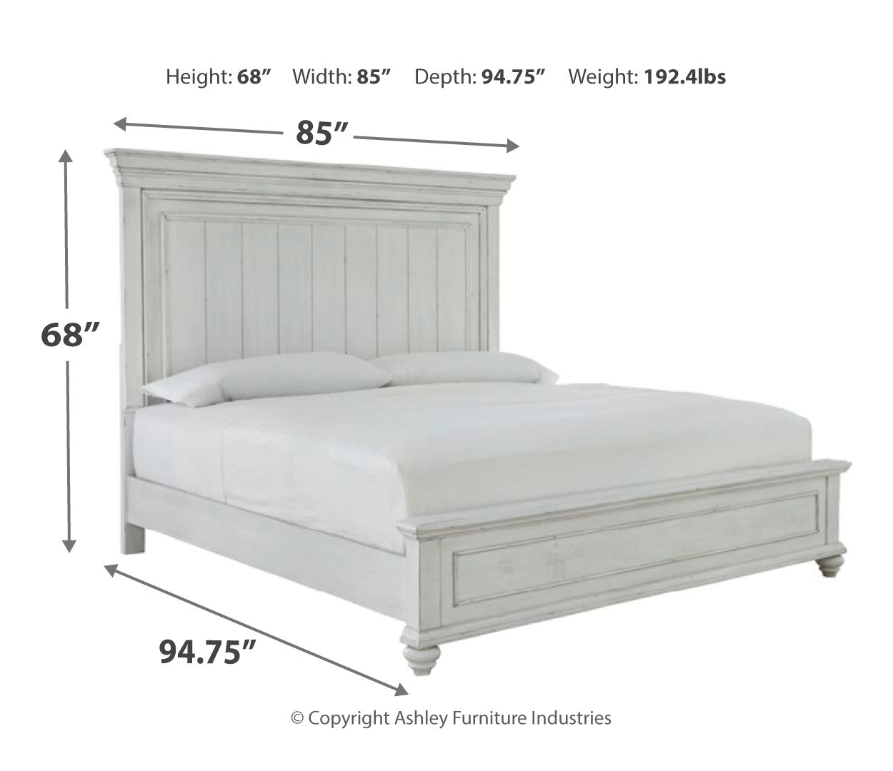 Kanwyn California King Panel Bed