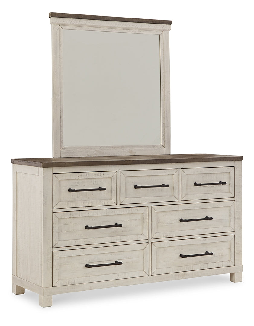 Brewgan Dresser and Mirror