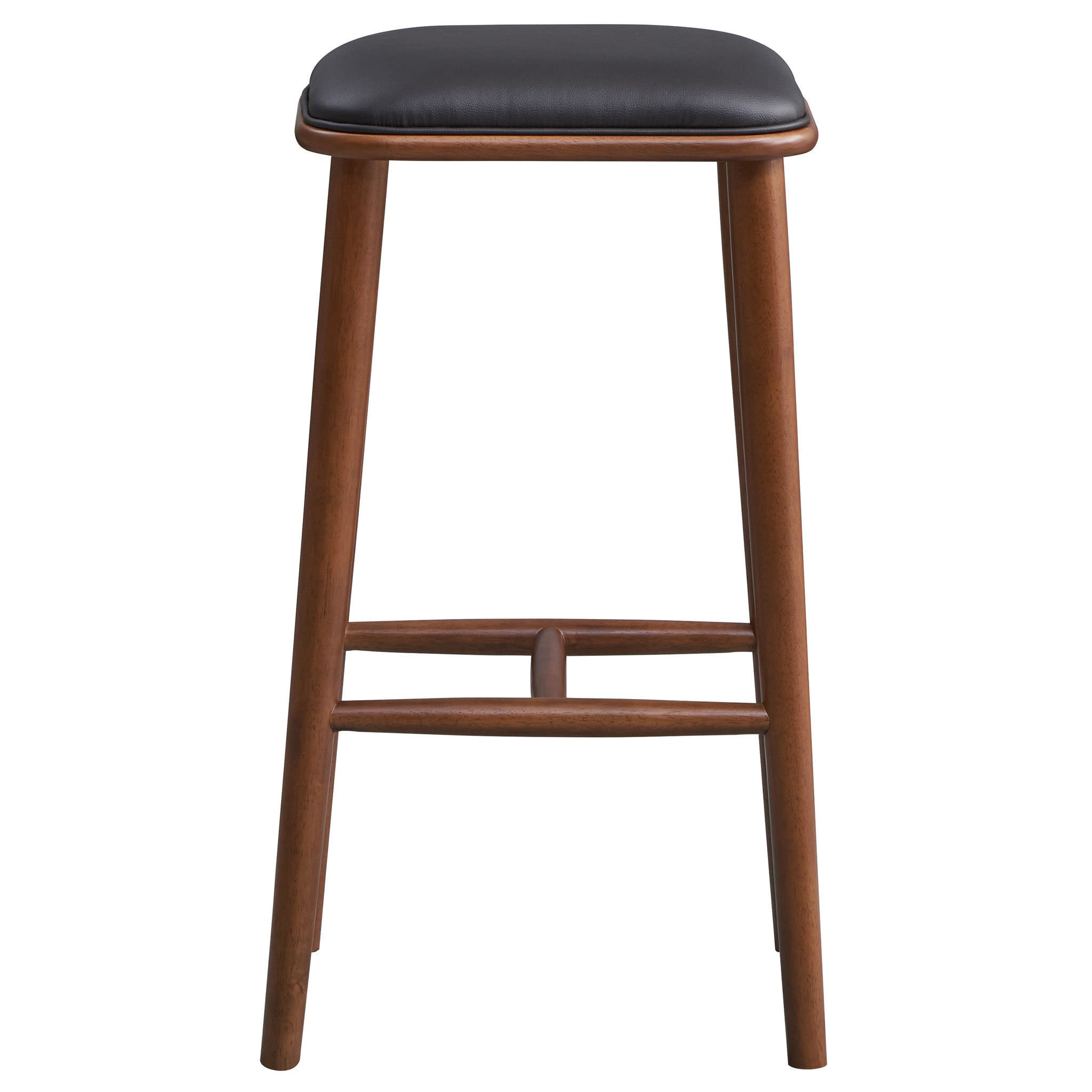 Westbury Bar Stool Black Vegan Leather