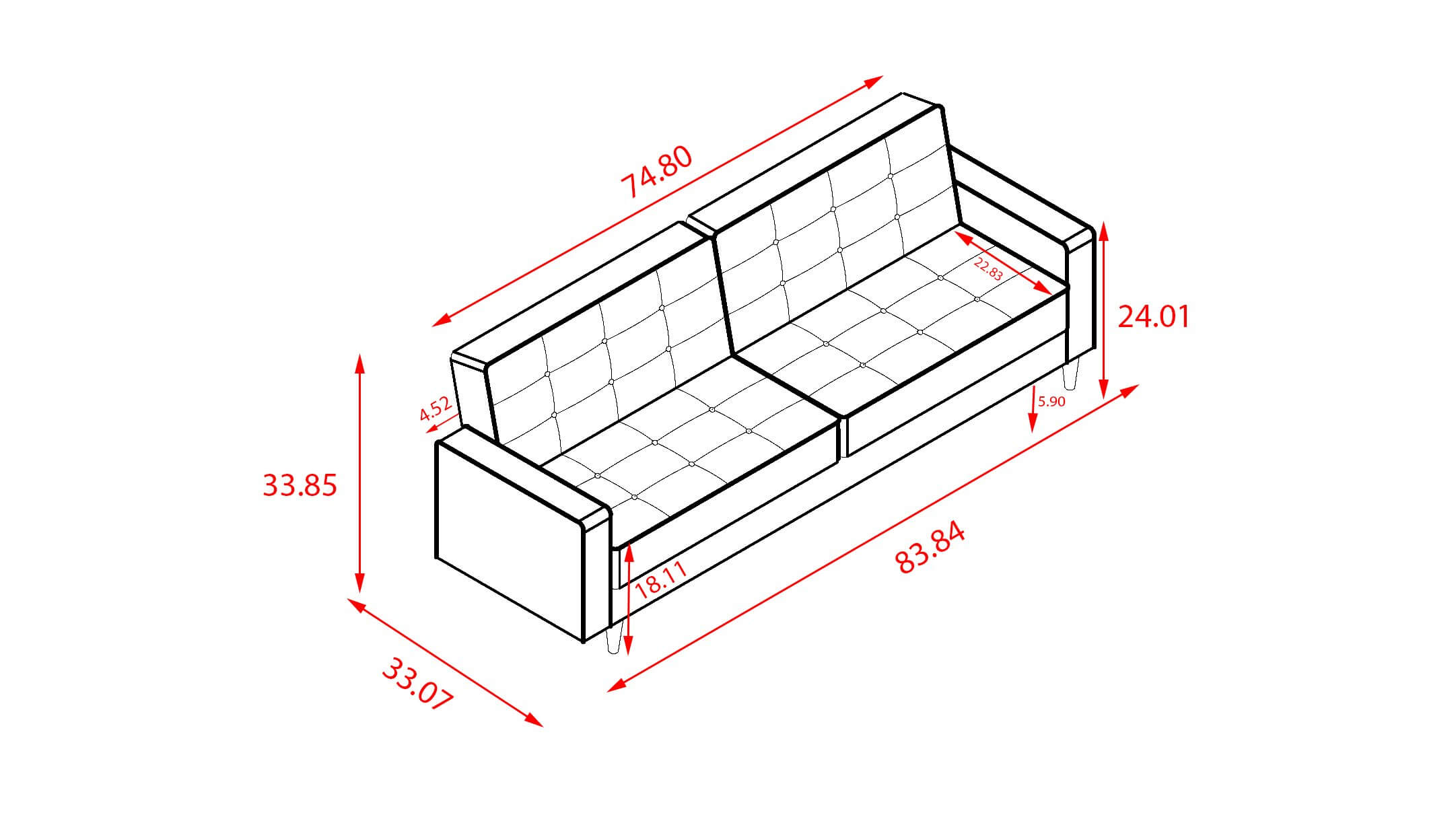 Bennet Sleeper Sofa Teal Velvet