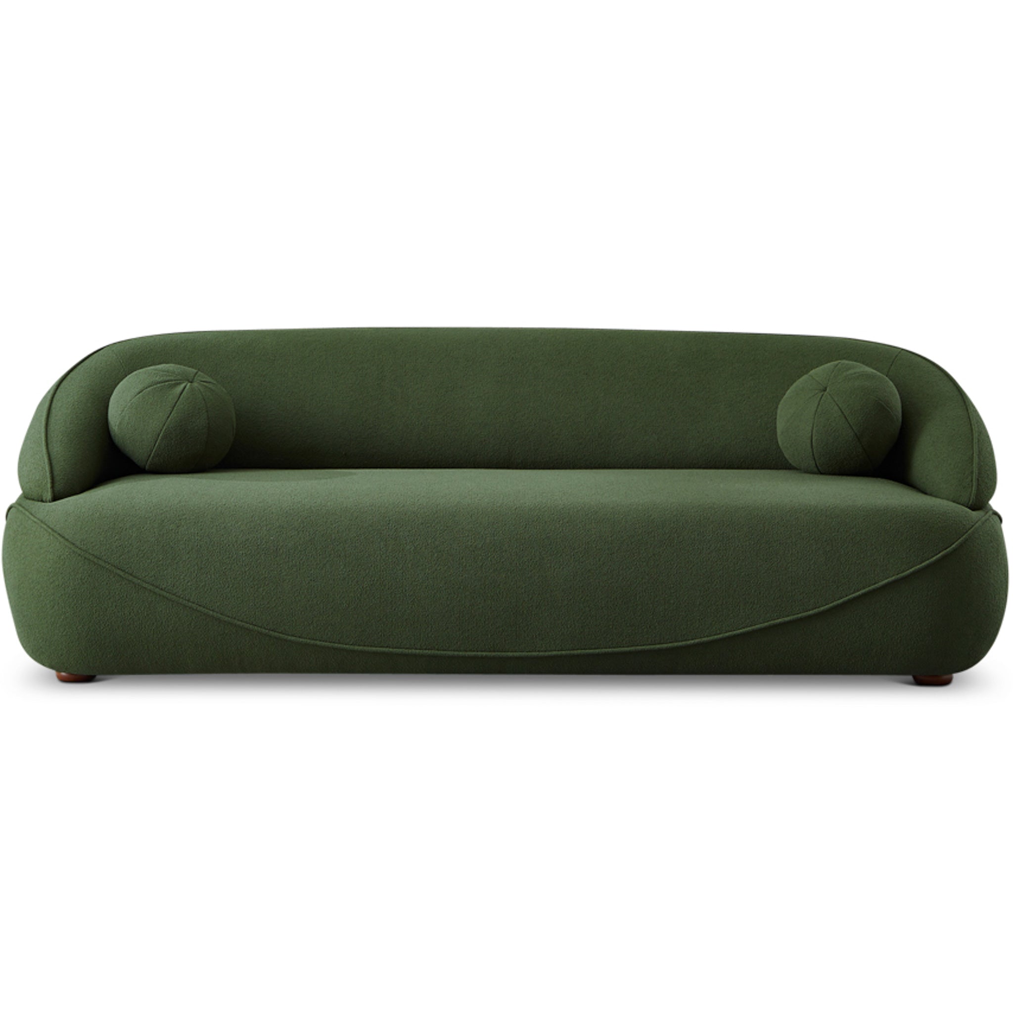 Brody Sofa Dark Green Boucle