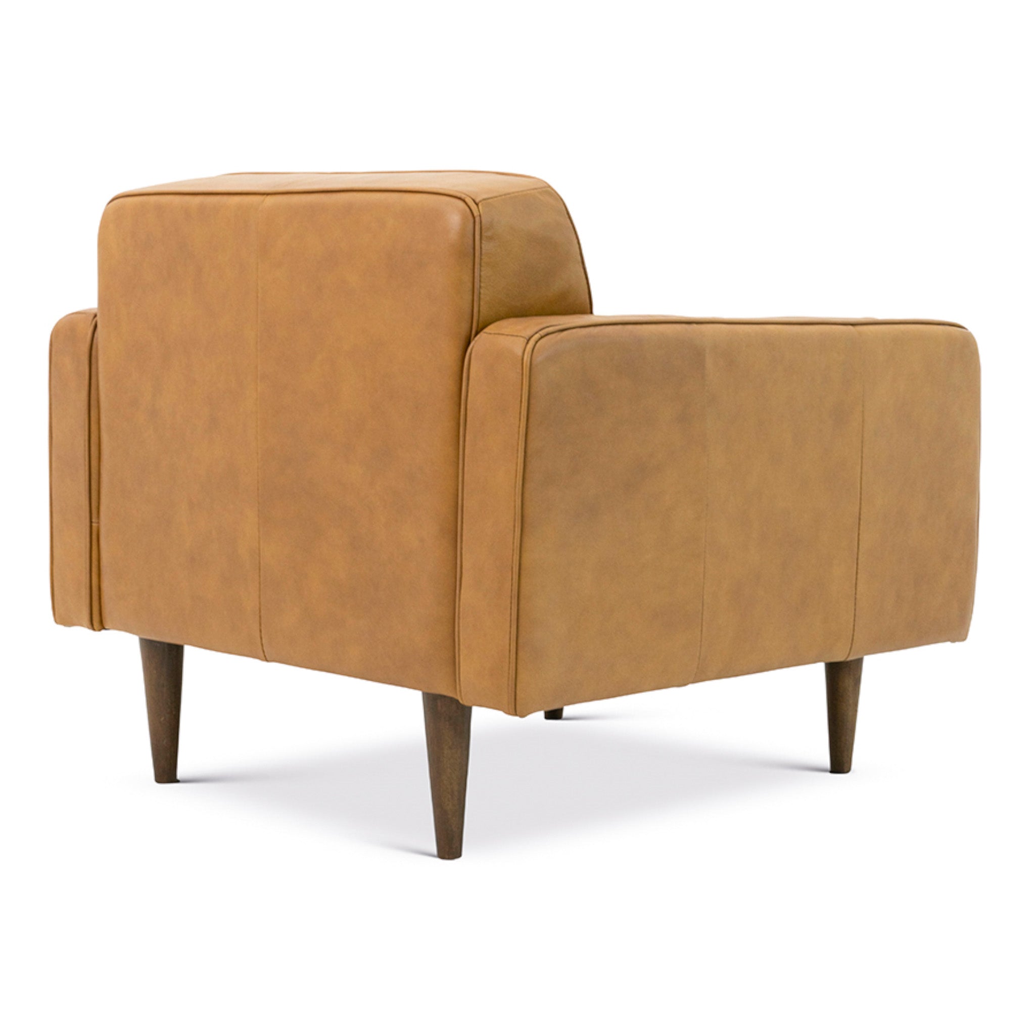 Broxton Leather Lounge Chair Tan