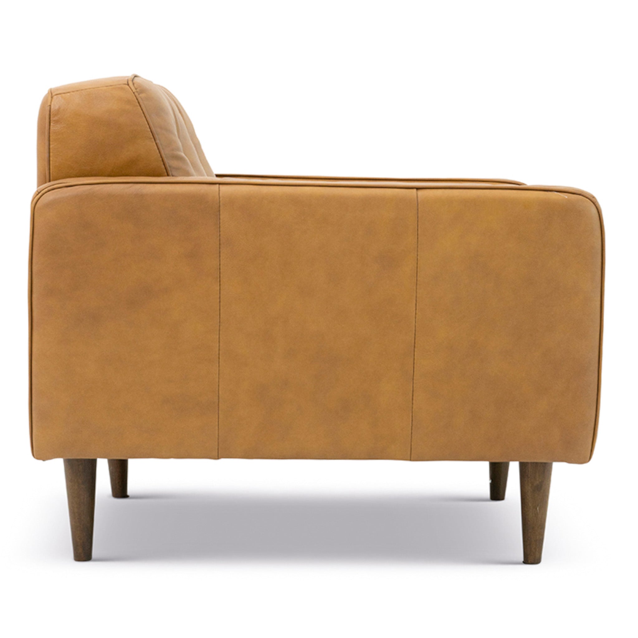 Broxton Leather Lounge Chair Tan