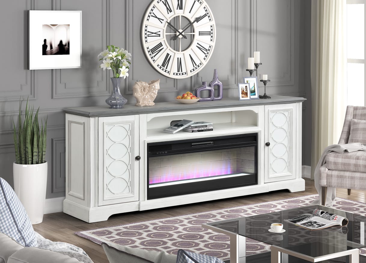 Siesta TV Stand with Fireplace