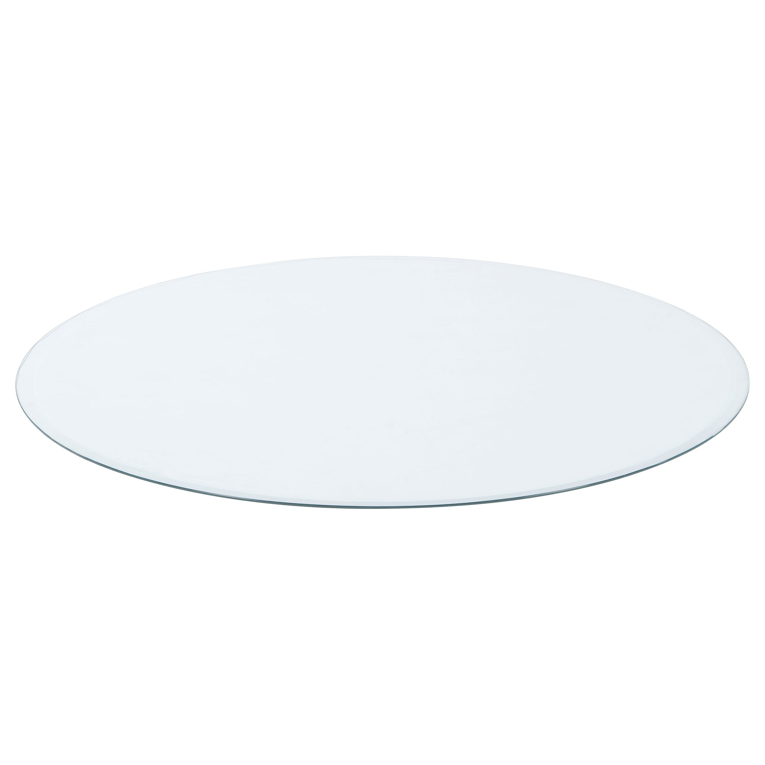 42" 6mm Round Glass Table Top Clear