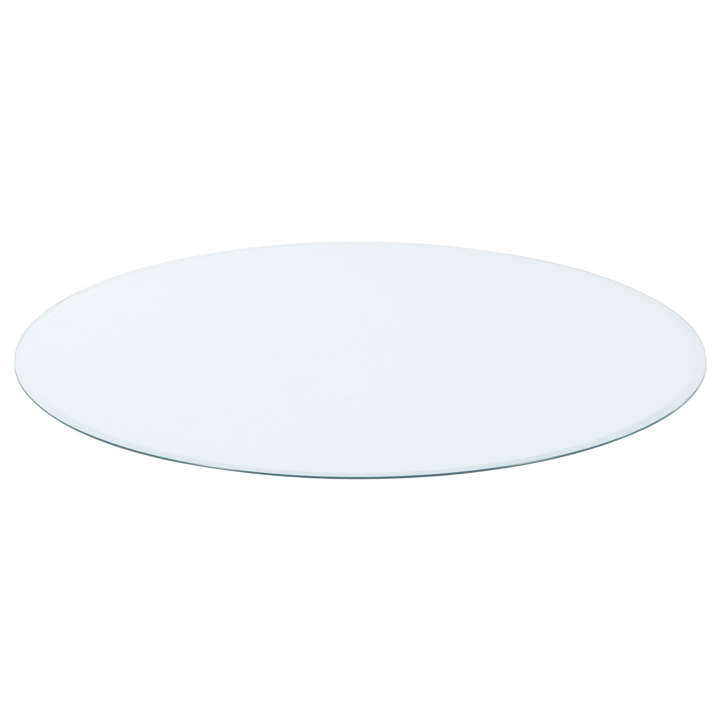 45" 6mm Round Glass Table Top Clear