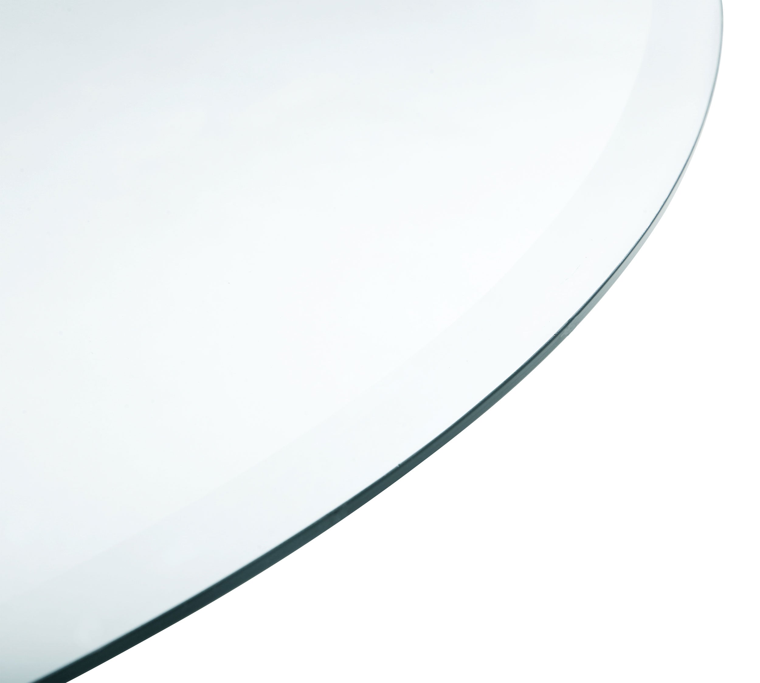 45" 6mm Round Glass Table Top Clear