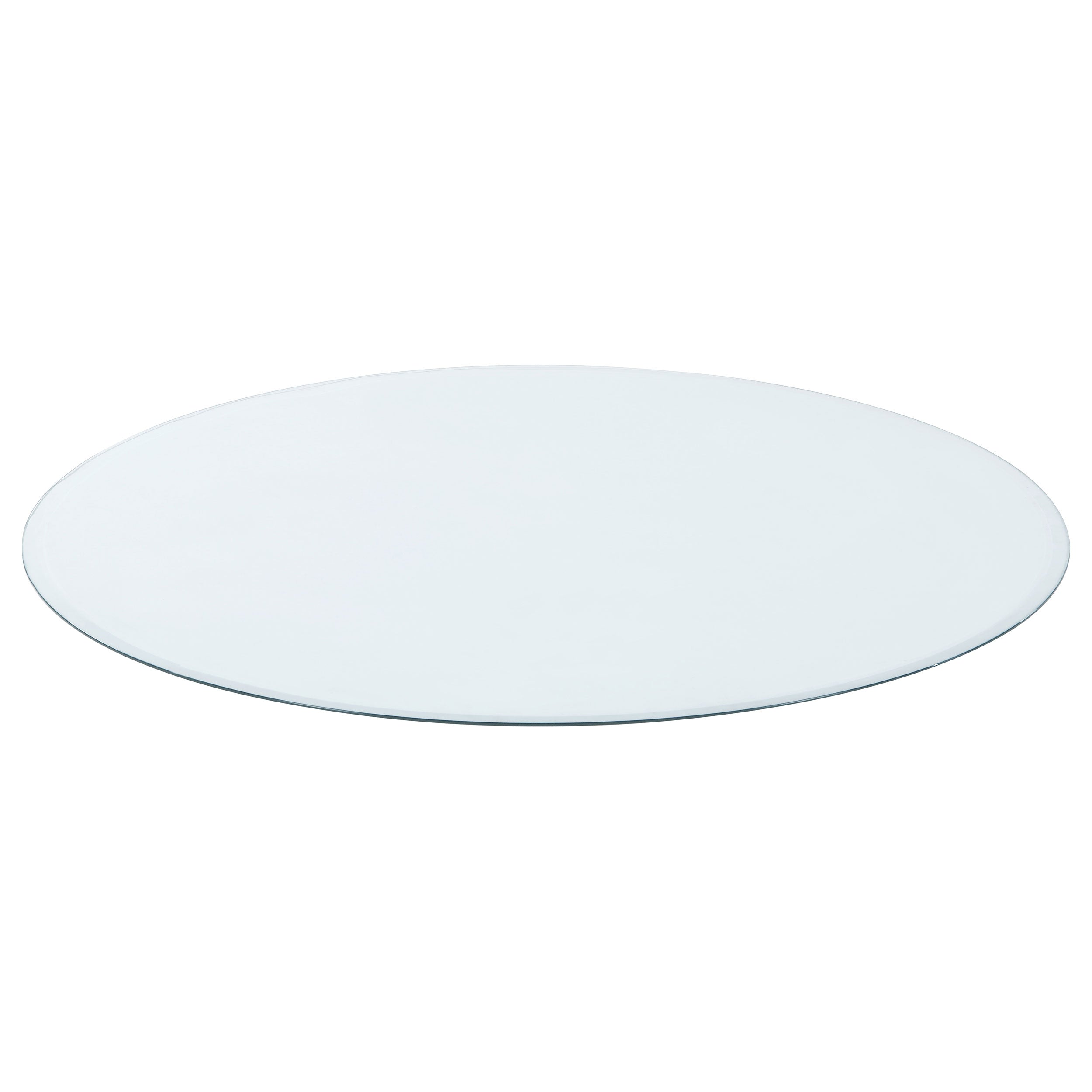 48" 6mm Round Glass Table Top Clear