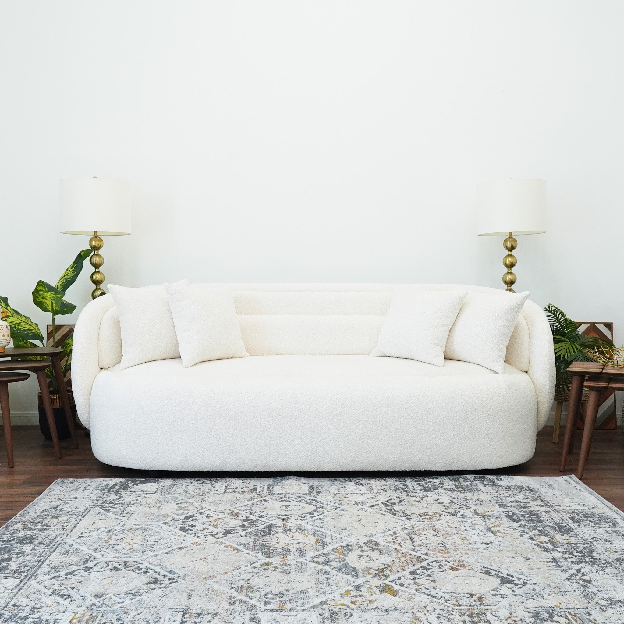 Chelsea Sofa Ivory Boucle