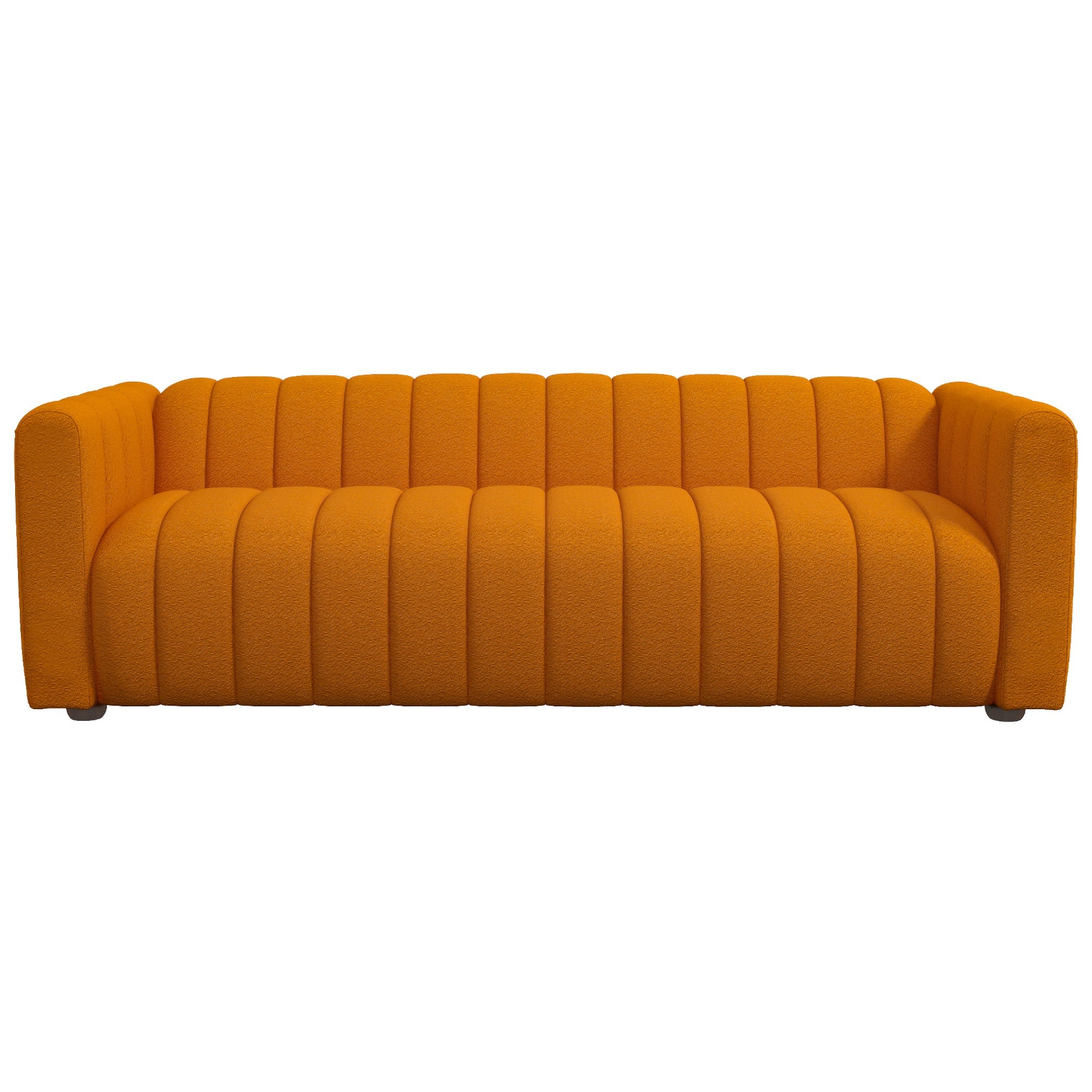 Clara Sofa Burnt Orange Boucle