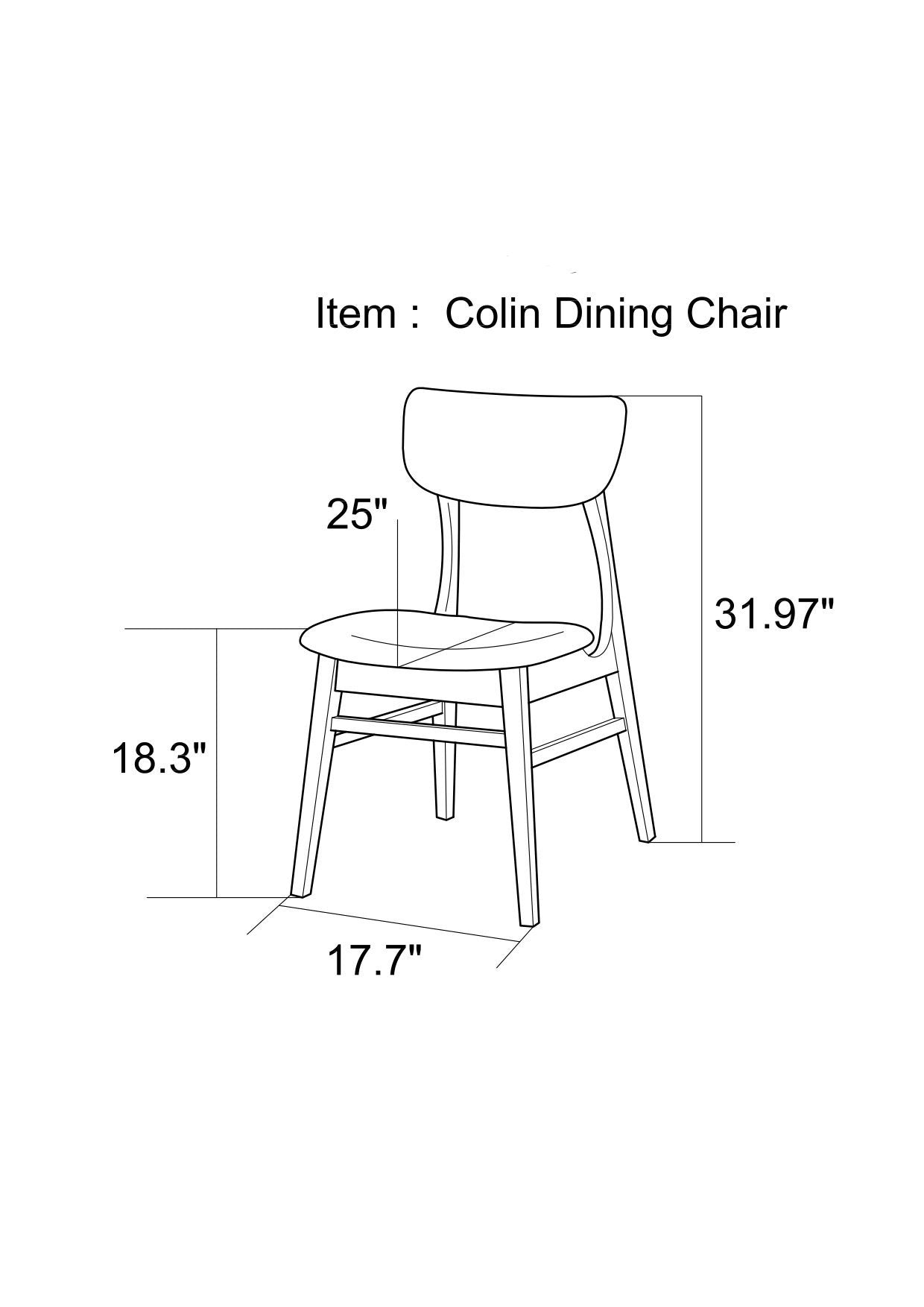 Selena Dining set with 4 Collins Dining Chairs Gray