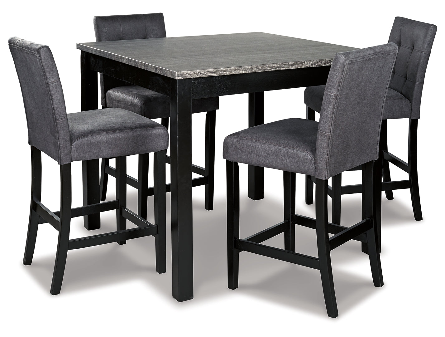 Garvine Counter Height Dining Table and Bar Stools (Set of 5)