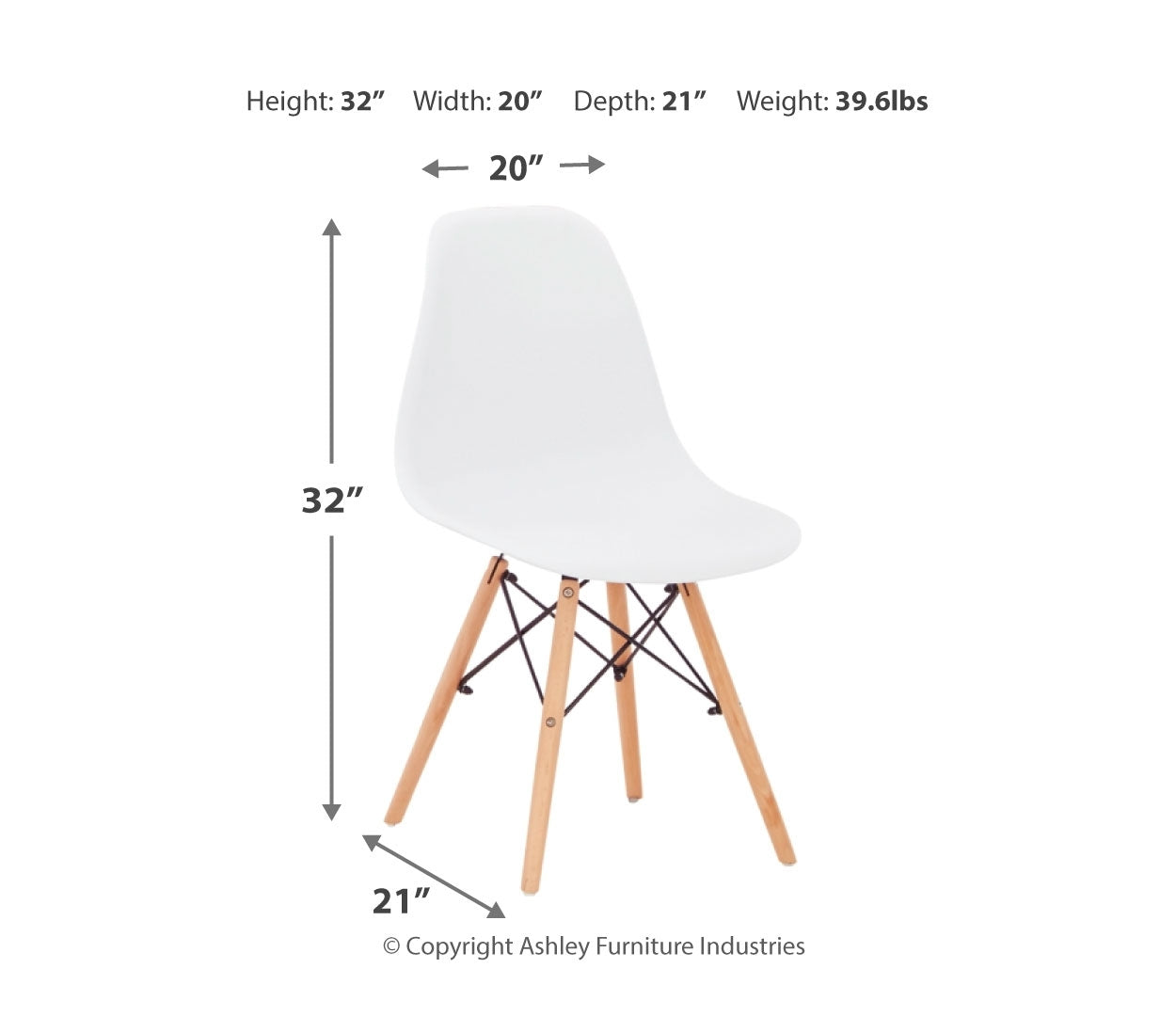 Jaspeni 4-Piece Dining Room Chair