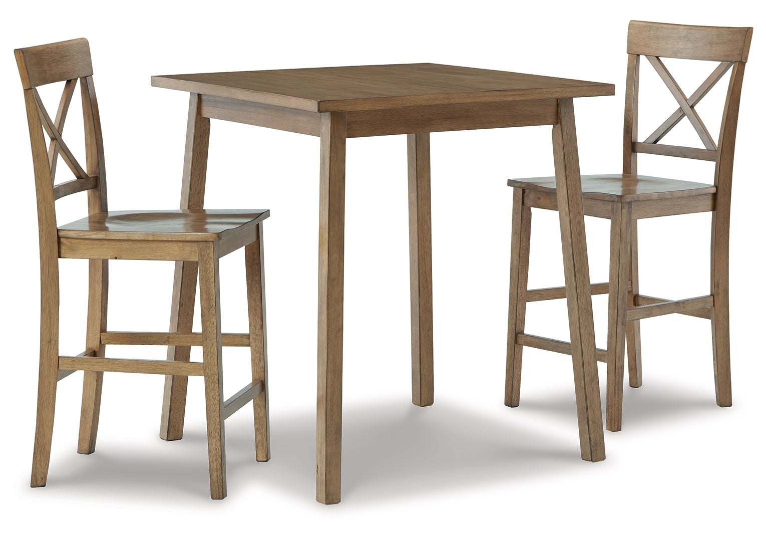 Shully Counter Height Dining Table and 2 Barstools