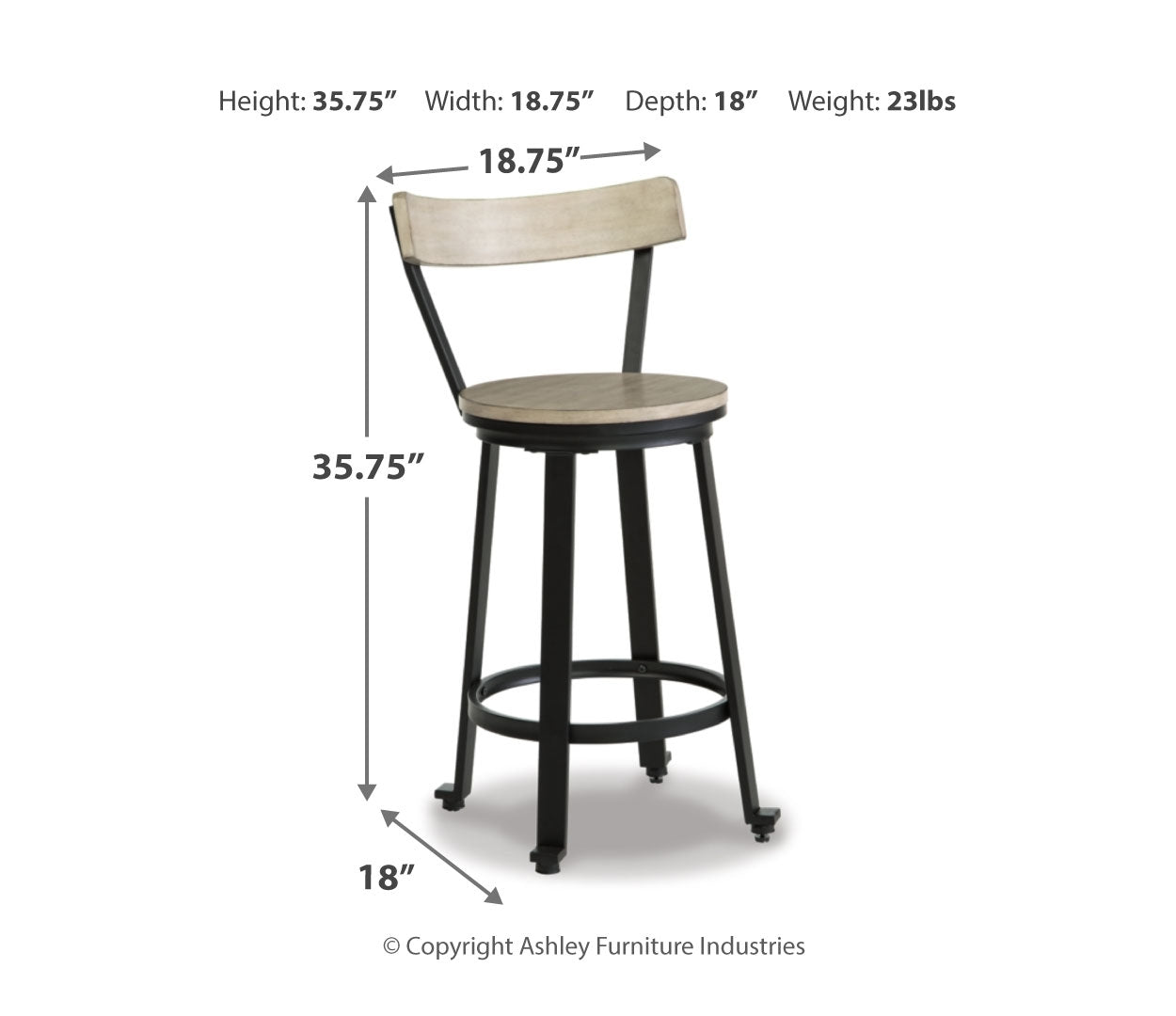 Melenski 2-Piece Bar Stool