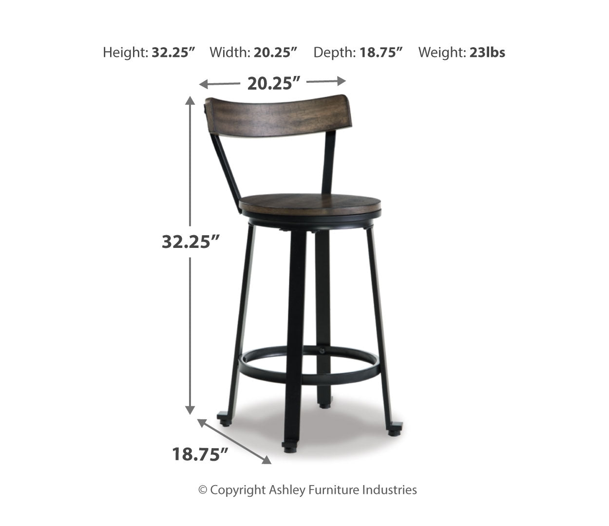 Melenski 2-Piece Bar Stool