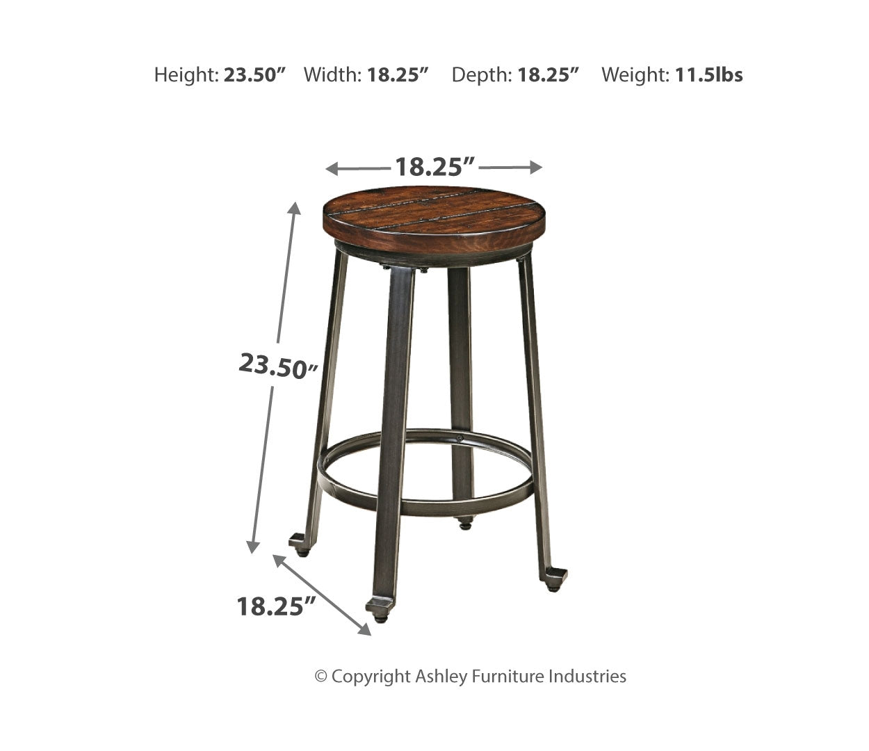 Challiman Counter Height Bar Stool