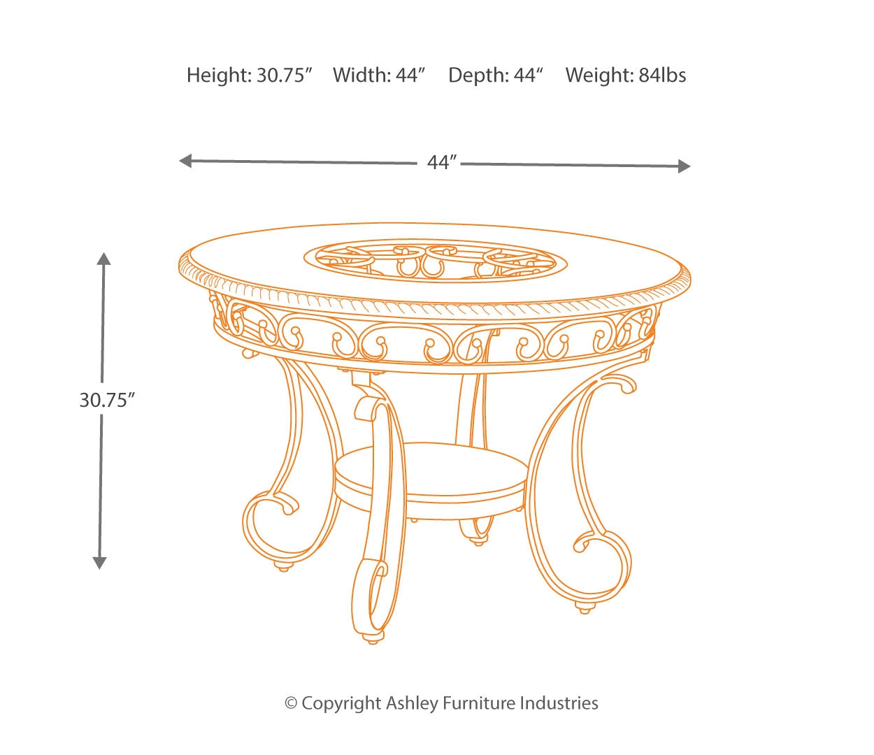 Glambrey Dining Table