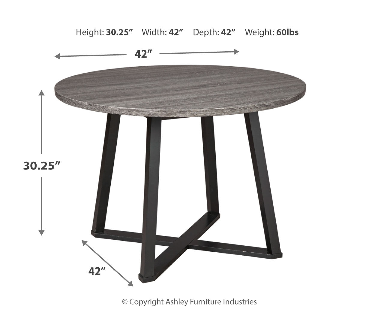 Centiar Dining Table and 2 Chairs