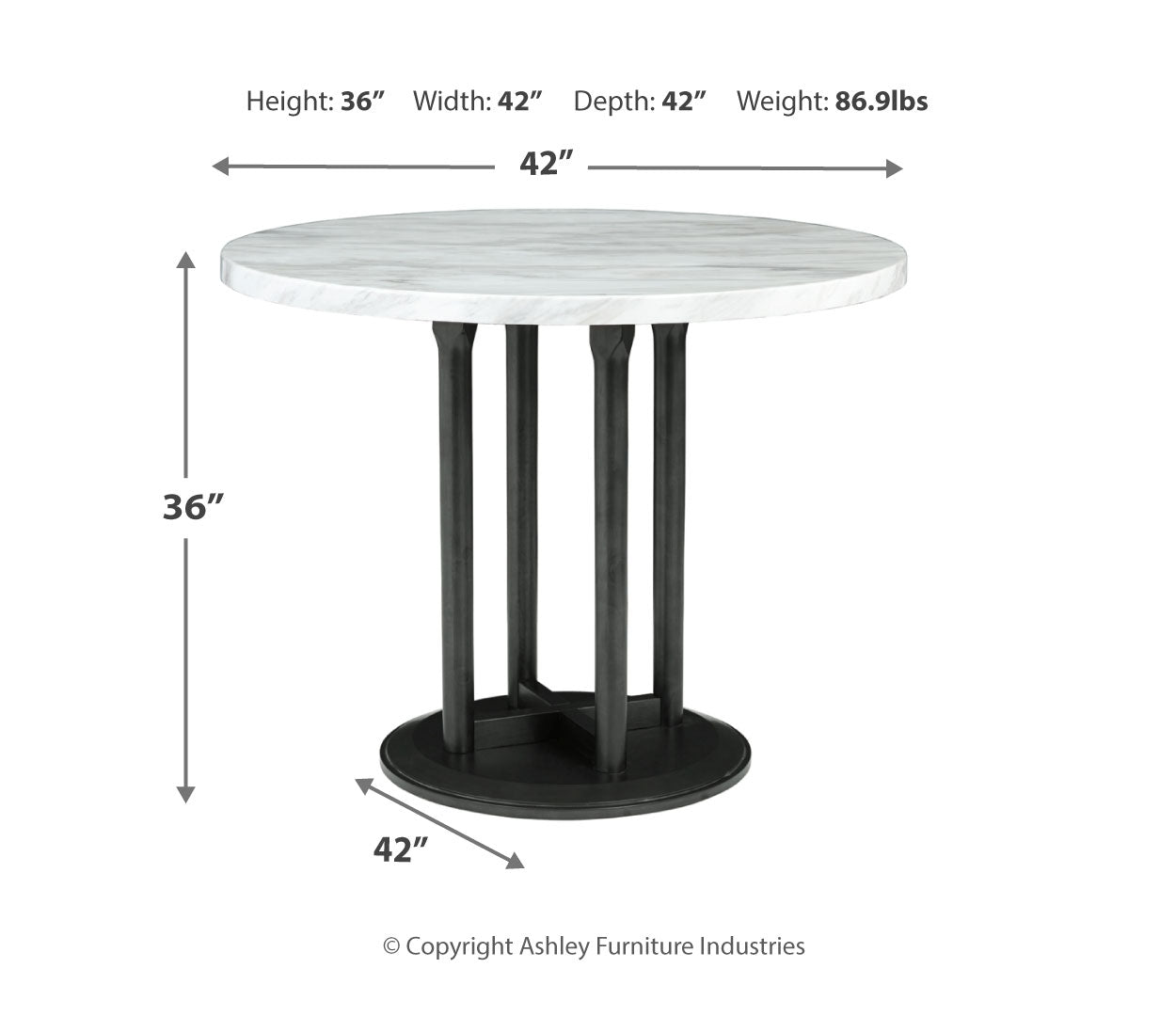 Centiar Counter Height Dining Table