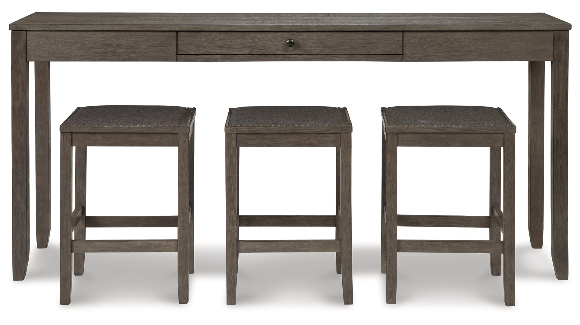 Caitbrook Counter Height Dining Table and Bar Stools (Set of 3)