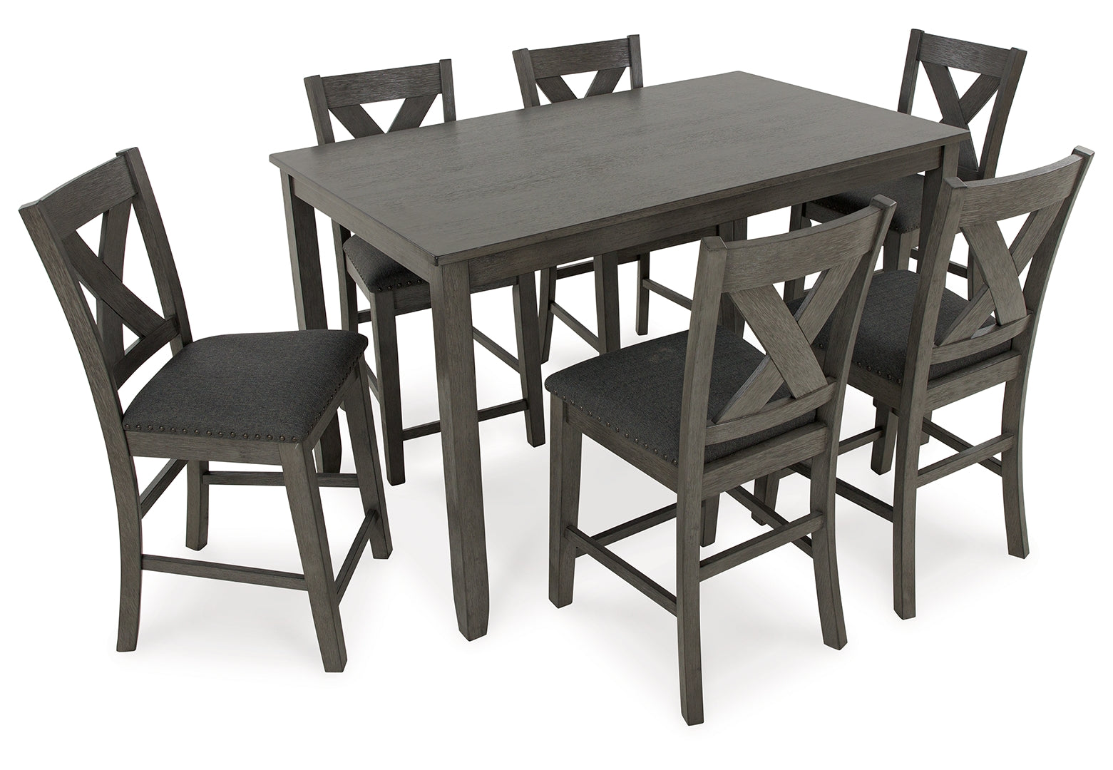 Caitbrook Counter Height Dining Table and Bar Stools (Set of 7)