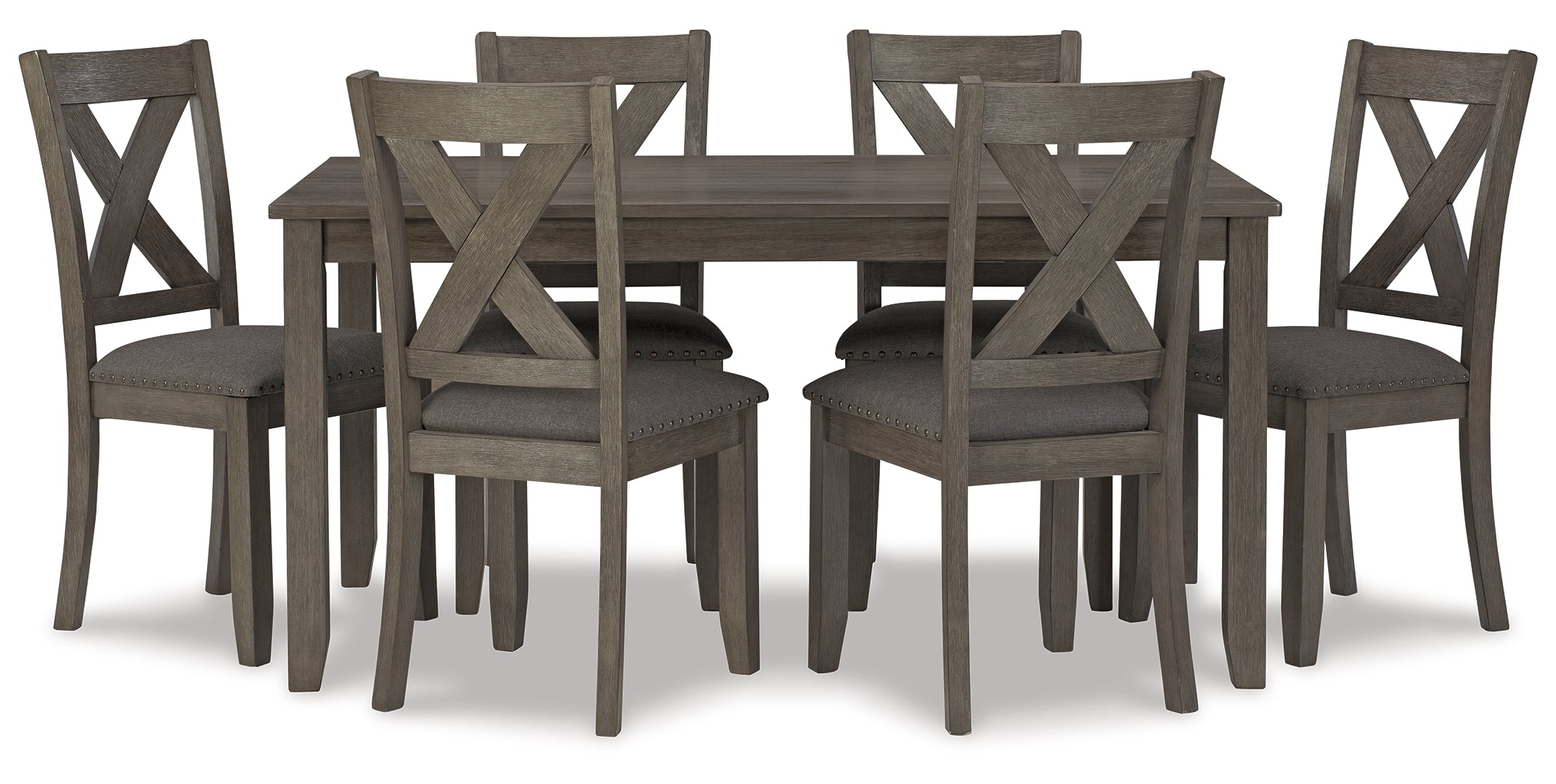 Caitbrook Dining Table and Chairs (Set of 7)